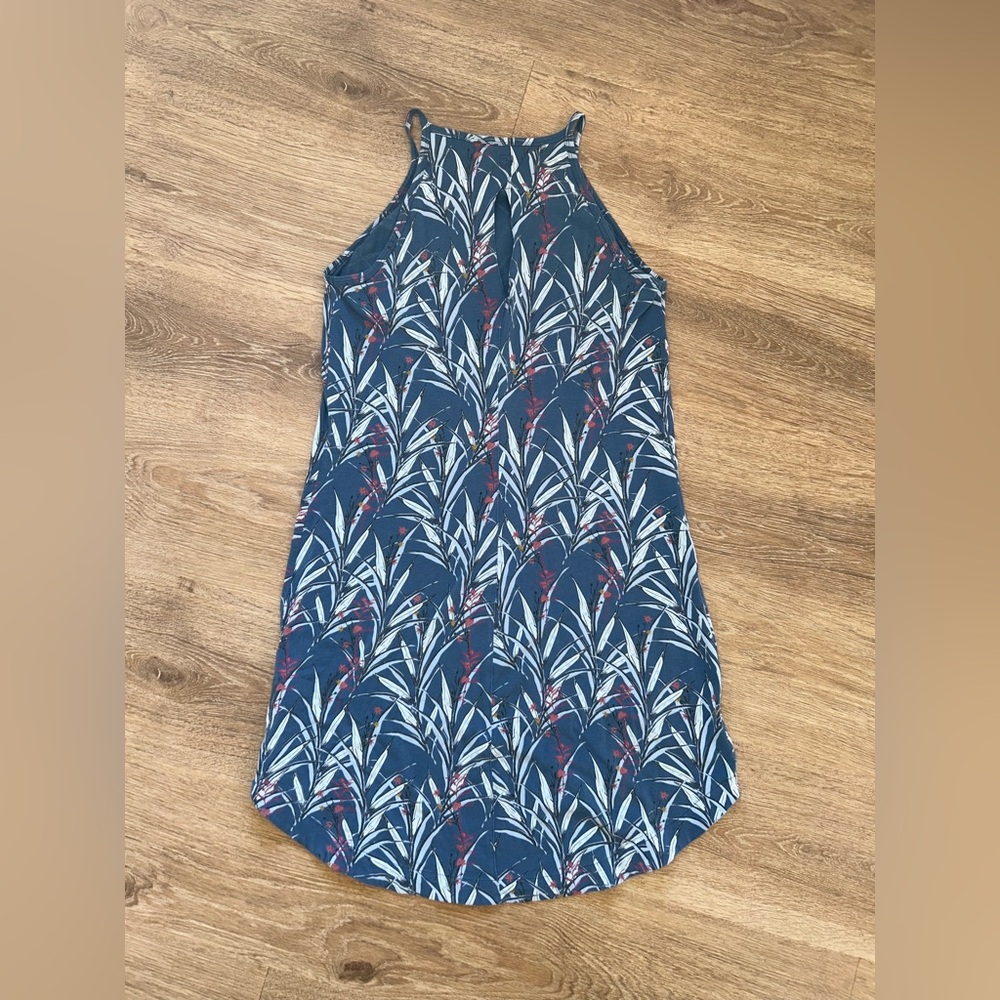 Kuhl Dress Womens Small Blue Kandid Floral Beach Outdoors Sport Casual Summer